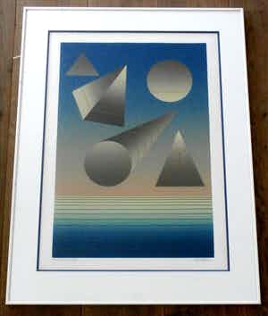 Maria Mesterou - Ingelijste litho: Ensemble 9 verkocht voor € 59!