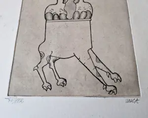 Frits van Geer - drie unieke exemplaren (ets en aquatint en litho) versch. formaten - gesigneerd kopen? Bied vanaf 38!