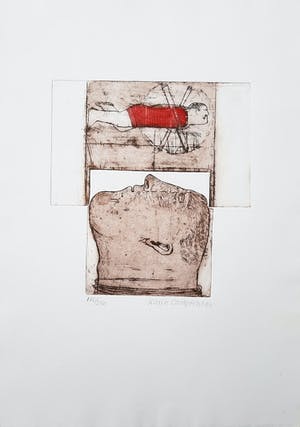 Karin Campfens - zonder titel 110/250 - kleurets - 21522 kopen? Bied vanaf 55!