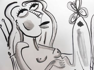 Annelies van Biesbergen - Girl with Butterfly kopen? Bied vanaf 15!