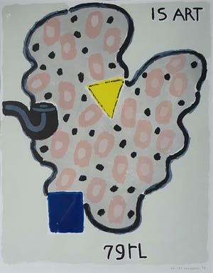 Reinier Lucassen - 'Is Art' 1979 - Ingelijst kopen? Bied vanaf 155!