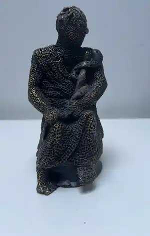 Buy Carolein Smit - Bronzen sculptuur | Asklepios? Bid from 275!