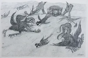 Fokko Mees - en andere! - Lot van 5 houtsnedes en een uitgave van 'Zwart Wit' kopen? Bied vanaf 50!