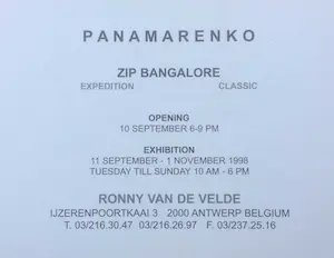 Panamarenko - Zip Bangalore kopen? Bied vanaf 50!