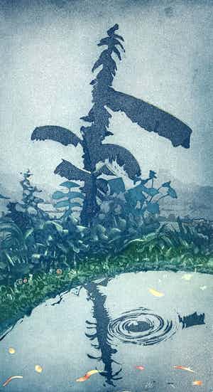 Sjoerd Bakker - grote ets - zonder titel - 1988 (Kleine oplage) verkocht voor € 50!