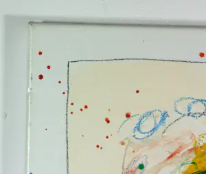 Kees Salentijn - Olieverf, krijt en potlood op doek, Esmeralda kopen? Bied vanaf 1000!