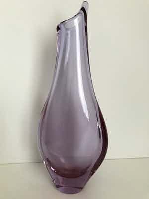 Zelezny Brod Sklo - Czech Art Glass vaas verkocht voor € 25!