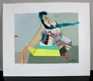 Kantcho Kanev - gemengde techniek op papier: kinderdroom II - 2020 kopen? Bied vanaf 275!