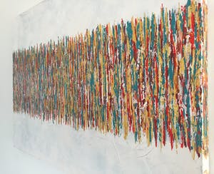 John Foppen - Rapsody In - Red - Gold -TQ -......... # K05 . XL. GROOT. kopen? Bied vanaf 195!