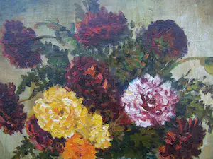 Willem Frederik Markestein - Stilleven met Dahlias kaufen? Bieten Sie von 50!