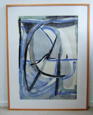 Bram van Velde - Gesigneerde litho - "Clarté MP 134" - Ingelijst kopen? Bied vanaf 350!
