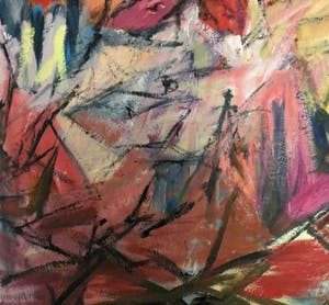 Fred Sieger - Abstracte compositie - #610 kopen? Bied vanaf 425!