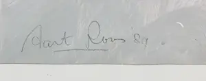 Aart Roos - Gemengde techniek op papier, Hoepke - Ingelijst kopen? Bied vanaf 1!