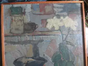 Cornelis Dirk Ven - Stilleven Pot en Test 1953 kopen? Bied vanaf 80!