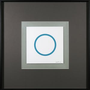 Sol LeWitt - Zeefdruk uit de serie 'Five Geometric Figures in Five Colors' - Ingelijst kopen? Bied vanaf 1!