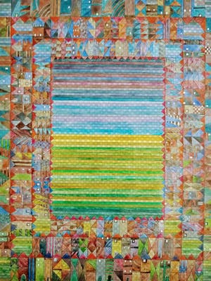 Marie Anne Steenhuizen - Geometrisch kleurenspel kopen? Bied vanaf 1!