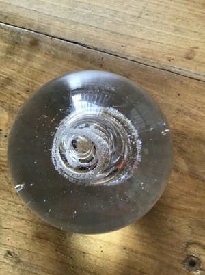 Niet of onleesbaar gesigneerd - Murano presse-papiers en Over.Oltre waxinelicht houder, gemerkt kopen? Bied vanaf 1!