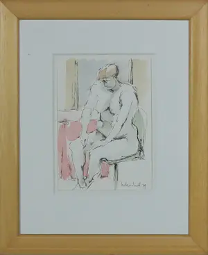 Helene Hill - Gemengde techniek, Lot van 7 werken kopen? Bied vanaf 20!