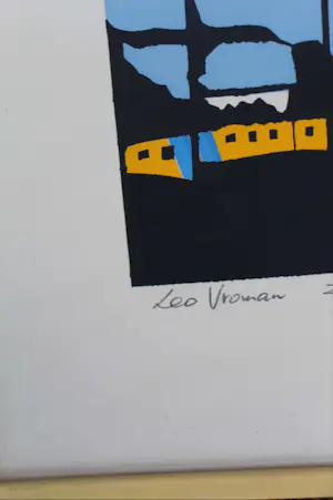 Leo Vroman - Zeefdruk - 1989 kopen? Bied vanaf 75!