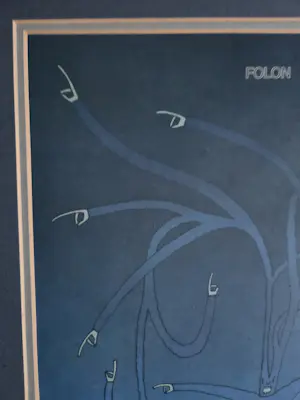 Jean Michel Folon - Figuur. Zie foto's voor titel kopen? Bied vanaf 99!