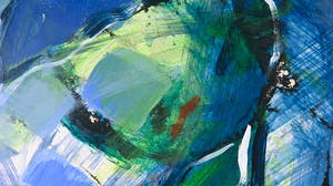 Marjan Nagtegaal - Acryl op papier (bevestigd op paneel), Zonder titel - Ingelijst kopen? Bied vanaf 50!