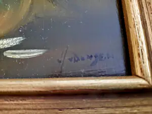 Harrij van Dongen - Ölgemälde auf Holz Blumenmotiv kaufen? Bieten Sie von 90!