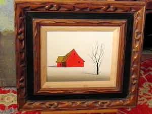 Niet of onleesbaar gesigneerd - "een simplistisch leven". verkocht voor € 10!