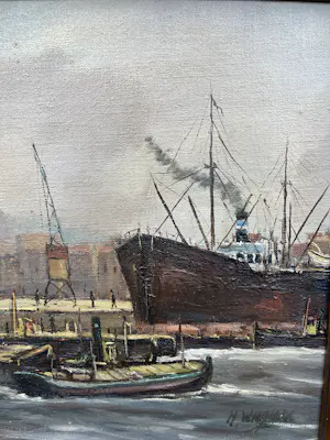 H. Wiegman - Havengezicht kopen? Bied vanaf 25!