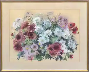 AcheterFrida Holleman - Bloemstilleven - ingelijst - 26322? Enchérissez de 790!