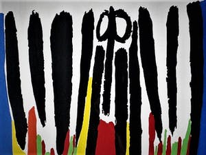 Niet of onleesbaar gesigneerd - Grote gesigneerde Lithografie "Umberto" oplage 46/100 - profess. gelijst kopen? Bied vanaf 1!