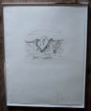 Claes Oldenburg - Ets/aquatint, ingelijst: Butter pat in Berkeley Hills - 1976 kopen? Bied vanaf 550!