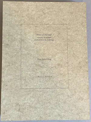 Tim Hinterding - Print of the year kopen? Bied vanaf 80!