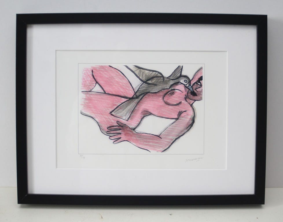 Corneille - Corneille - Ingelijste Lithografie, nr 39/69, 2002 kopen? Bied vanaf 145!