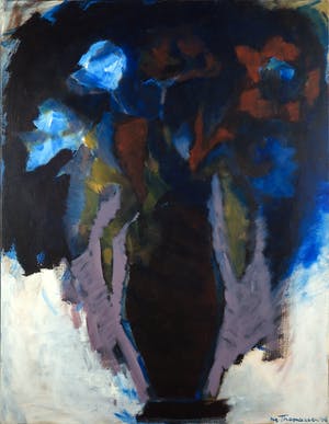 Marieke Thomassen - Acryl op doek, Vaas en Bloem (Groot) kopen? Bied vanaf 1!