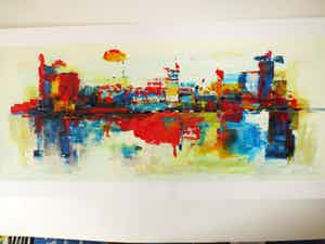 Nicole Schaap - coucher du soleil verkocht voor € 55!
