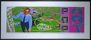 Alfred Degens - Lambdaprint, Pop Art - Ingelijst (Zeer groot) verkocht voor € 35!