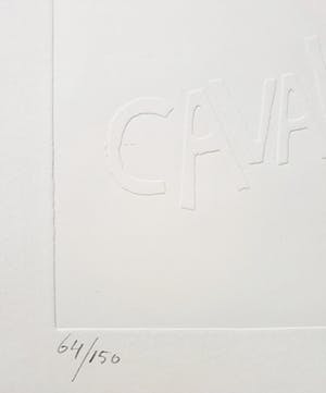 Willem Snitker - Paard, ets met reliëfdruk kopen? Bied vanaf 50!