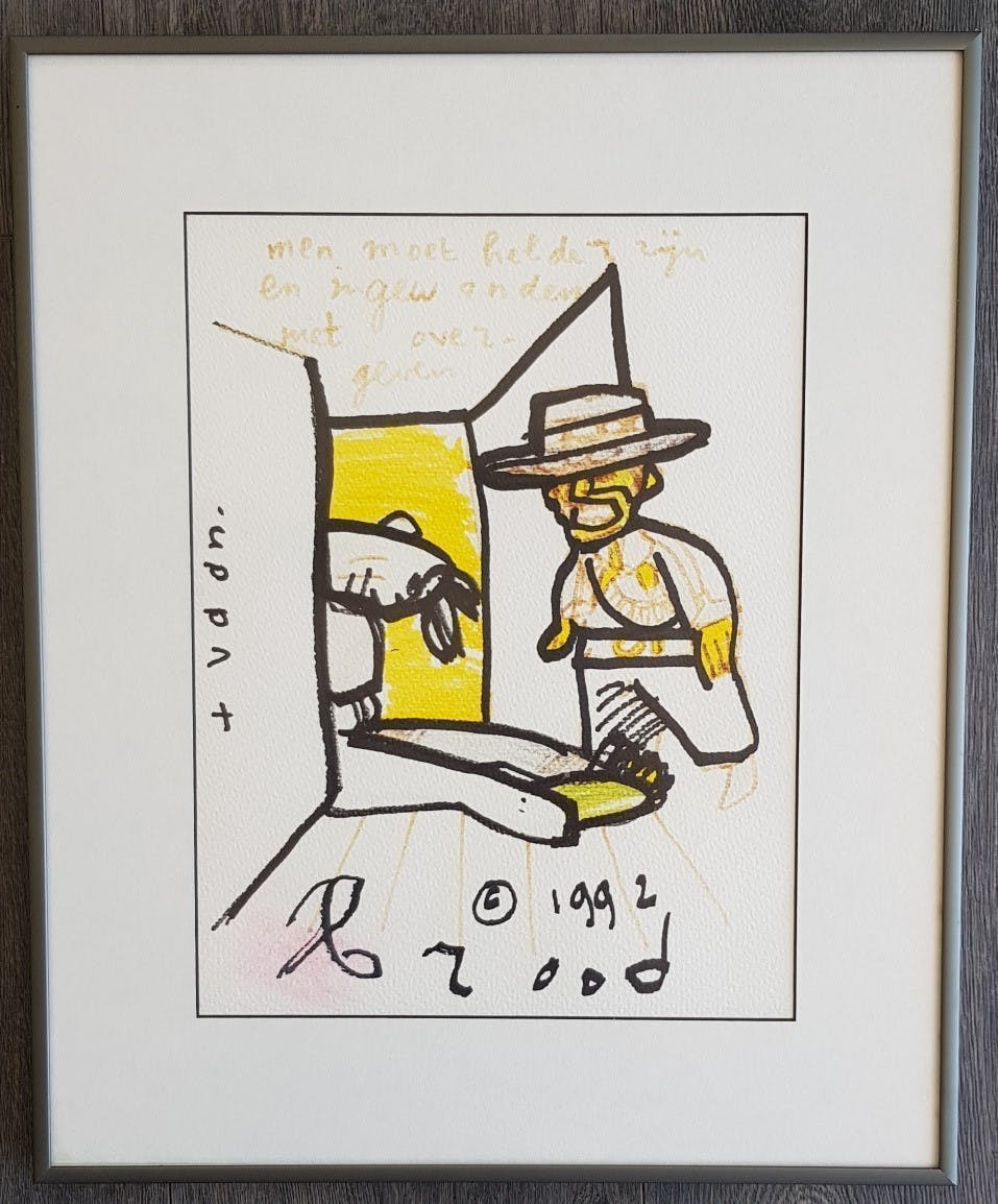 Herman Brood - Men moet helder zijn verkocht voor € 300!