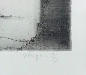 Dirkje Kuik - Venetië, ets (zeer kleine oplage) kopen? Bied vanaf 95!