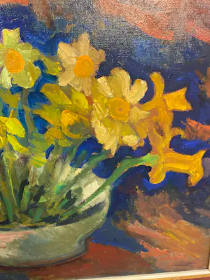 Carl Klinkert - Stilleven met gele narcissen kopen? Bied vanaf 99!