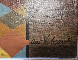 Aat Verhoog - 'De schilder Peter B... kopen? Bied vanaf 1500!