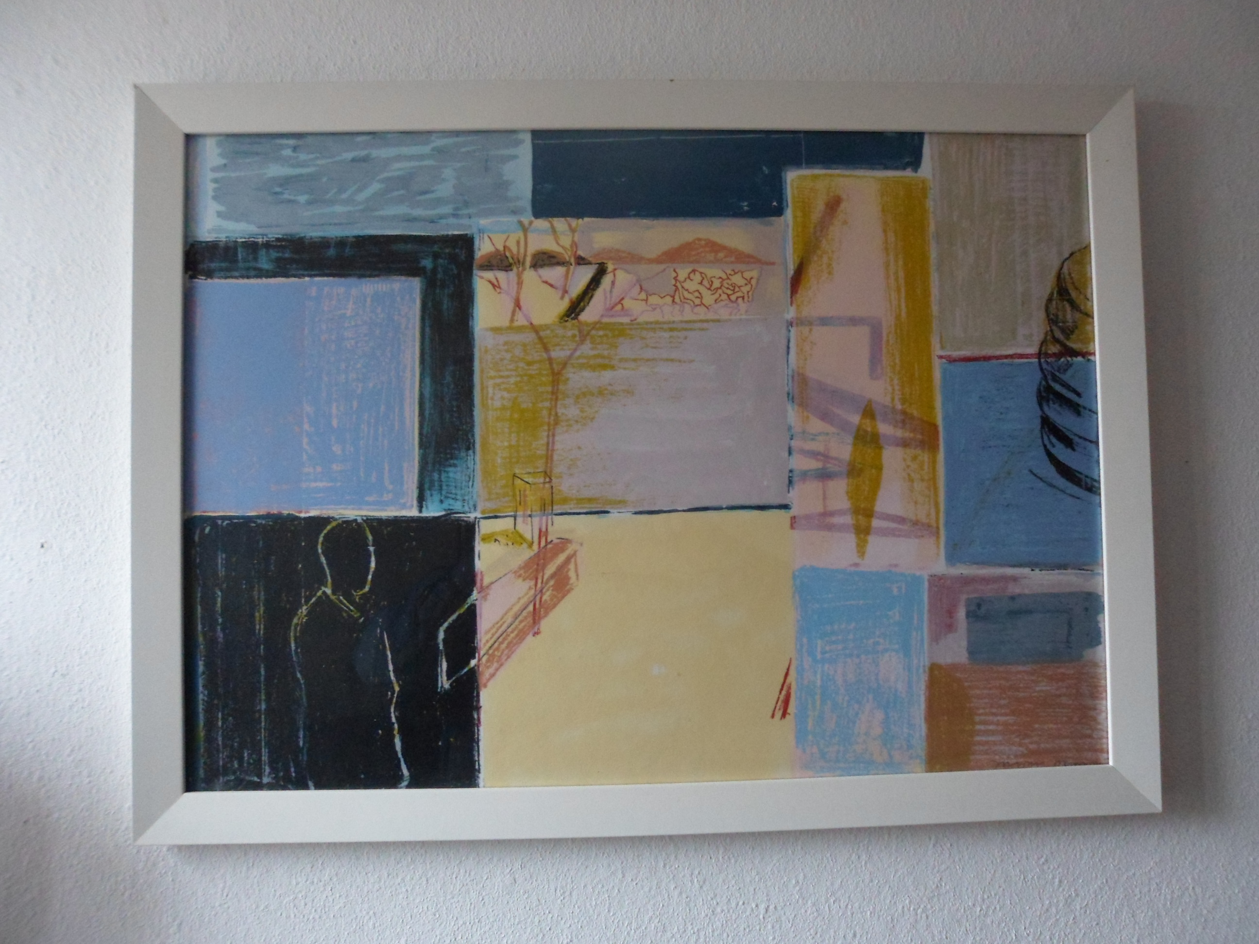 Jasper Krabbe - Zeefdruk, Geen titel verkocht voor € 40!