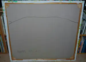 Fred Hemmes - Wolk - groot acrylschilderij - 2010 kopen? Bied vanaf 250!