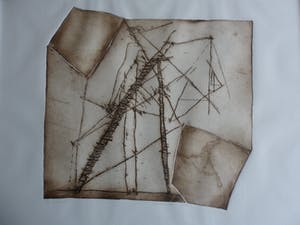 Werner Moonen - Abstracte Ets, zonder titel kopen? Bied vanaf 40!