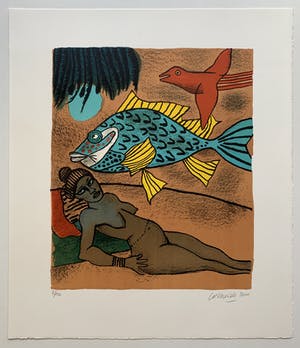 Corneille - kleurenlitho - 'Memoire de Cuba' - 2001 kopen? Bied vanaf 300!