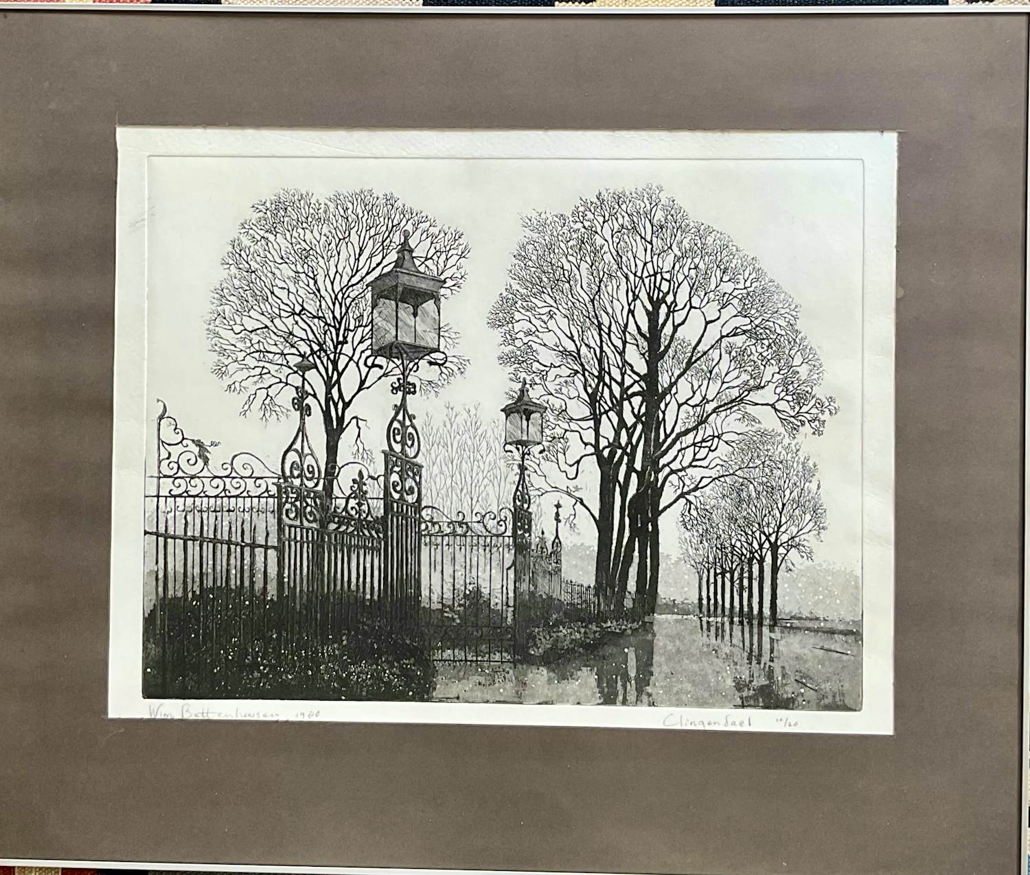 Wim Bettenhausen - Clingendael, 1980, verkocht voor € 150!