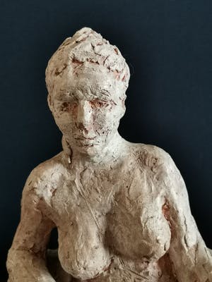 Niet of onleesbaar gesigneerd - Fraai beeld van naakte liggende dame kopen? Bied vanaf 1!