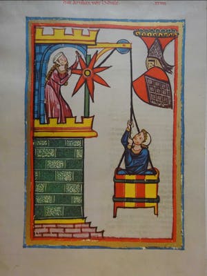 Niet of onleesbaar gesigneerd - Miniaturen Heidelberg kopen? Bied vanaf 1!