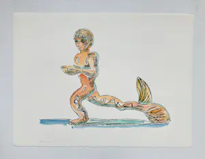 Arie van Geest - zie de mens ( handgekleurd) kopen? Bied vanaf 65!