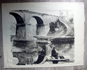 Harmen Meurs - 3 x litho: Le viaduc de ST. Mammes kopen? Bied vanaf 70!